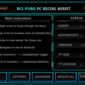 Recoil Script Pubg PC undetected with automatic gun detection